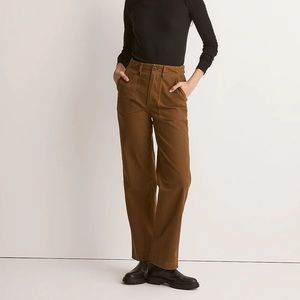 NWT Madewell The Perfect Vintage Wide-Leg Pant: Utility Edition, size 32P